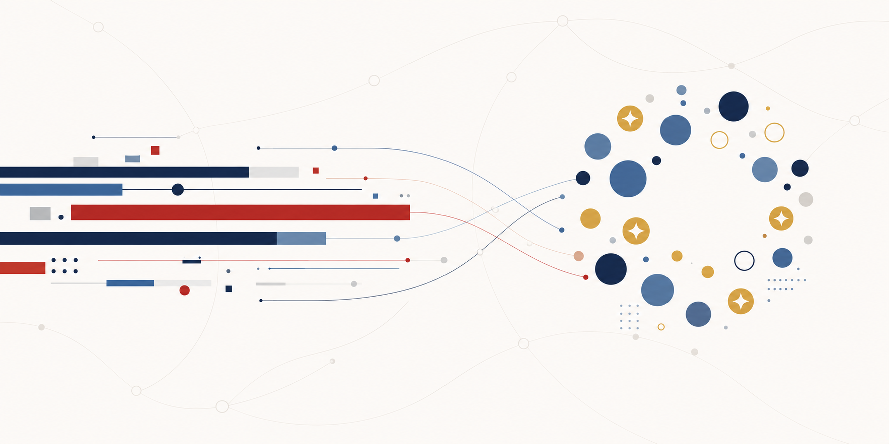 Abstract illustration of international business connections